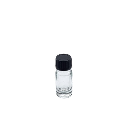 5ml Dropper Clear Round Glass Bottle