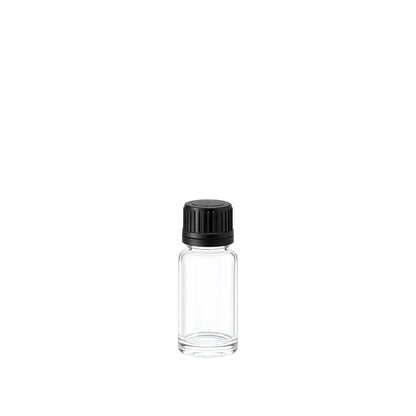 5ml Dropper Clear Round Glass Bottle