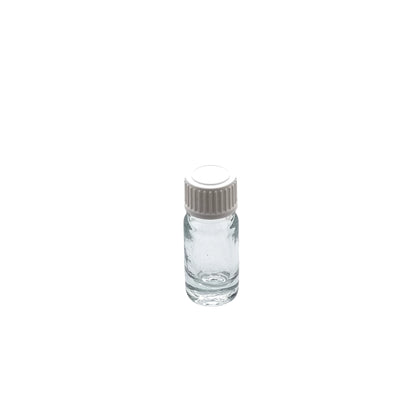 5ml Dropper Clear Round Glass Bottle