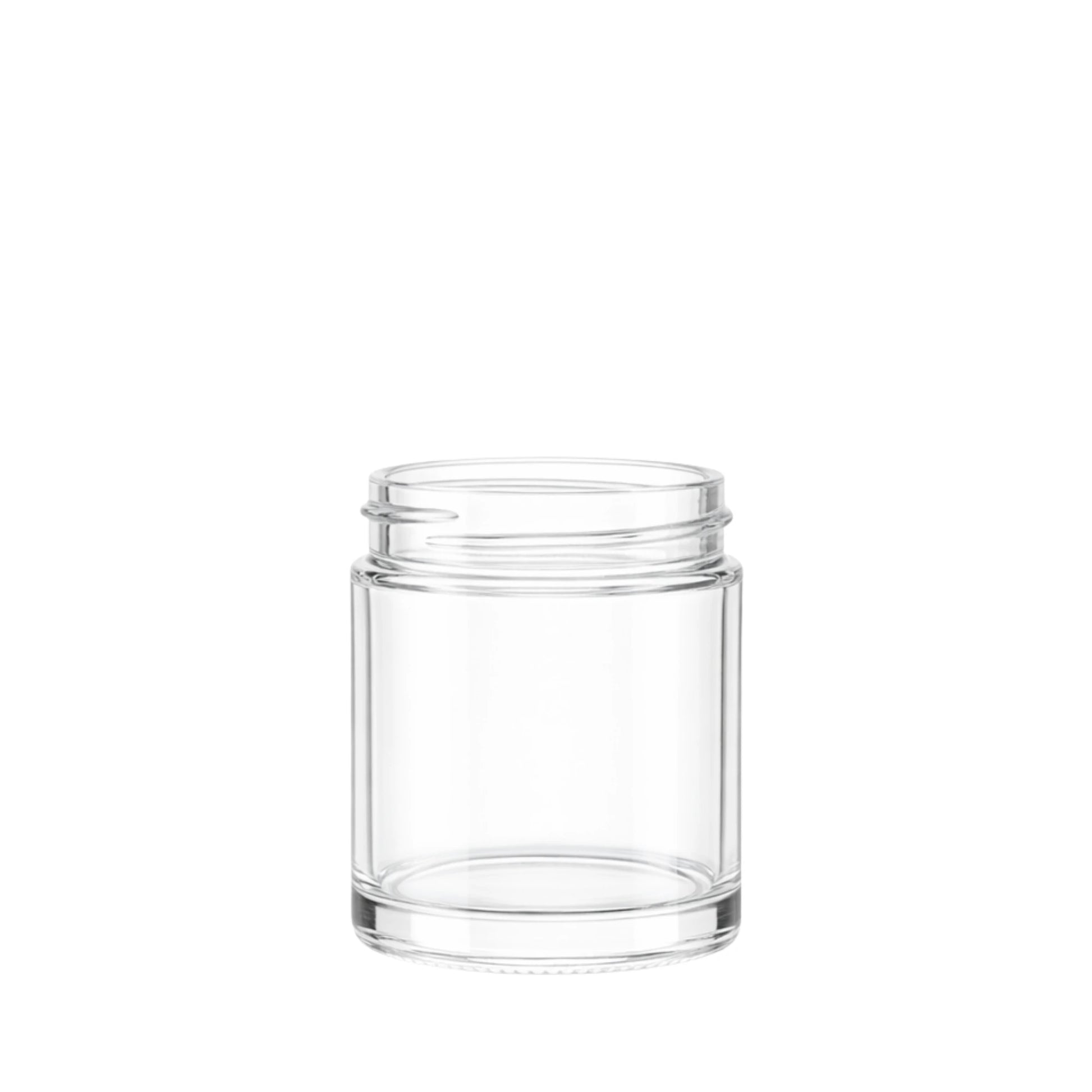 60ml Clear glass candle jar