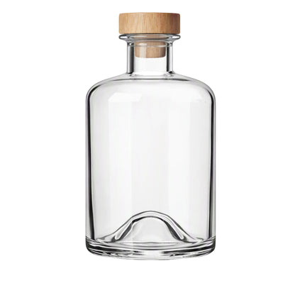 700ml Apotheker/Herbalist Clear Glass Bottle
