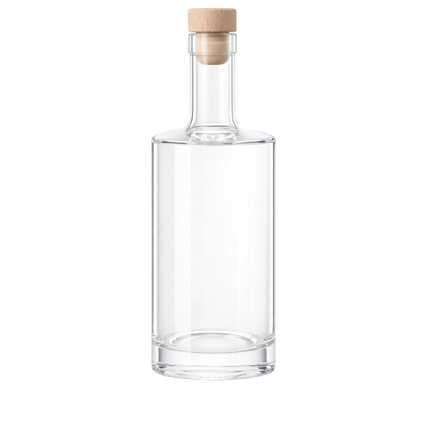 700ml Passion Clear Round Glass Bottle