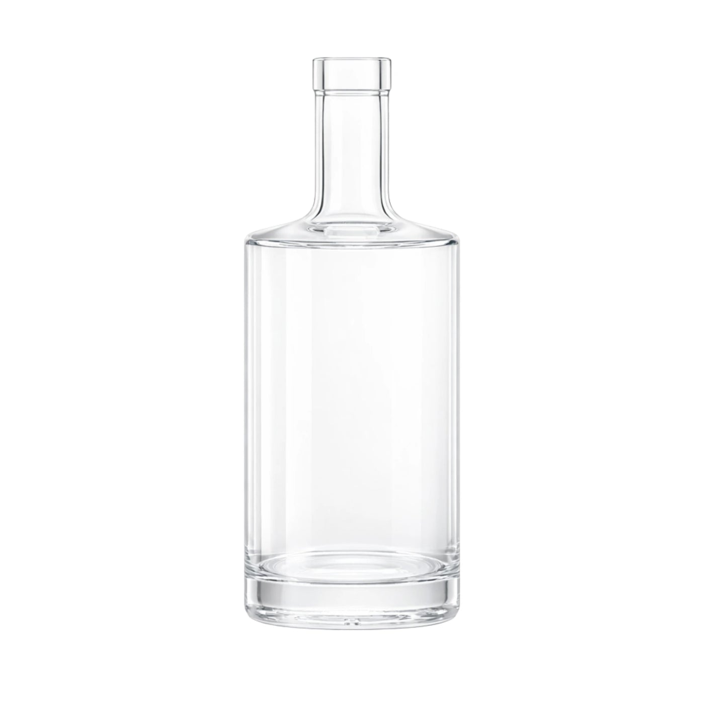 700ml Passion Clear Round Glass Bottle