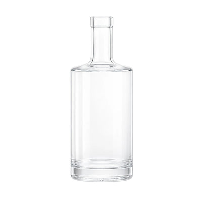 700ml Passion Clear Round Glass Bottle