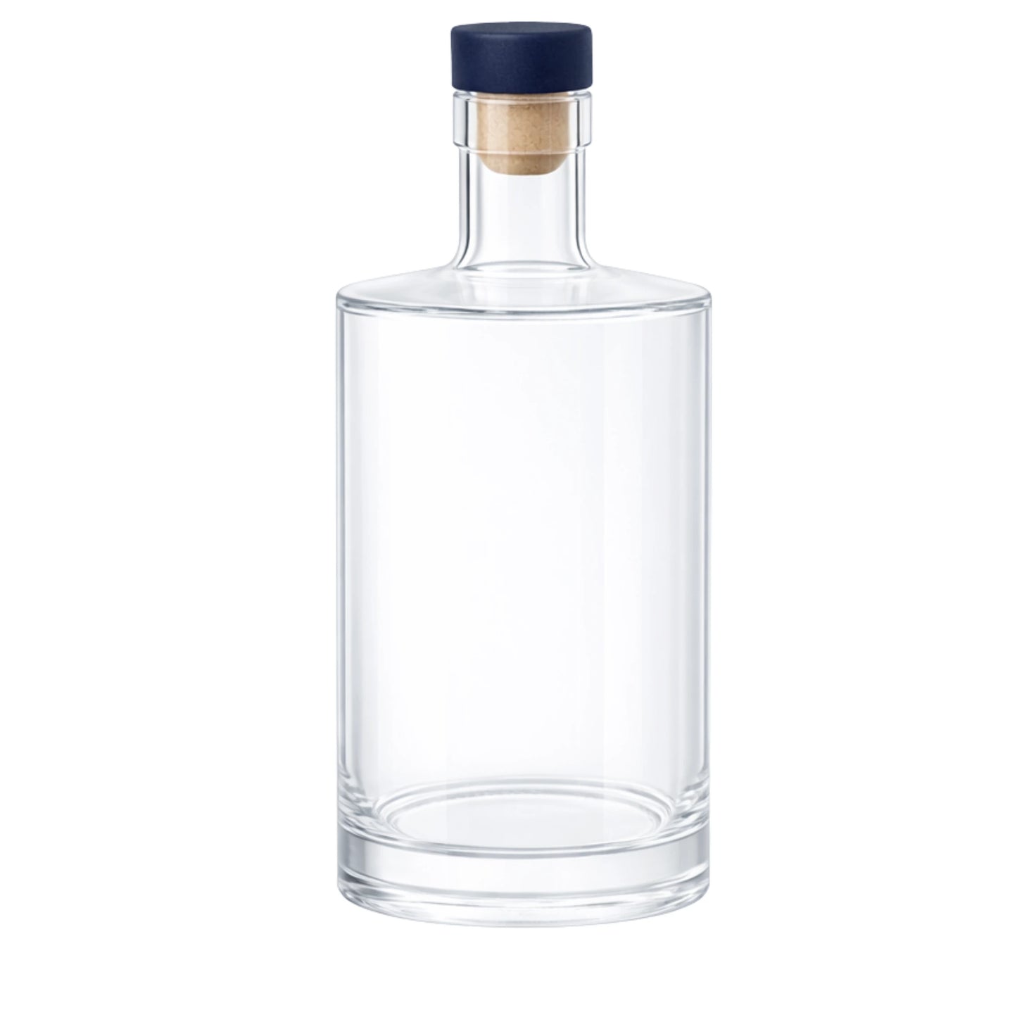 700ml Gallileo Standard Clear Round Glass Bottle
