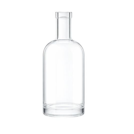 700ml Nora Clear Round Glass Bottle