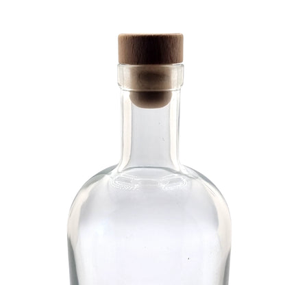 700ml Nora Clear Round Glass Bottle (Pallet Qty 690 Units)
