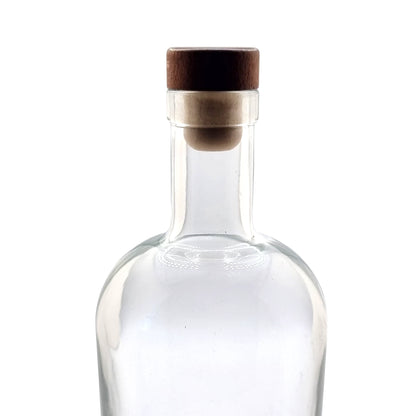 700ml Nora Clear Round Glass Bottle (Pallet Qty 690 Units)