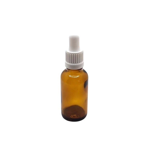 Amber dropper bottle