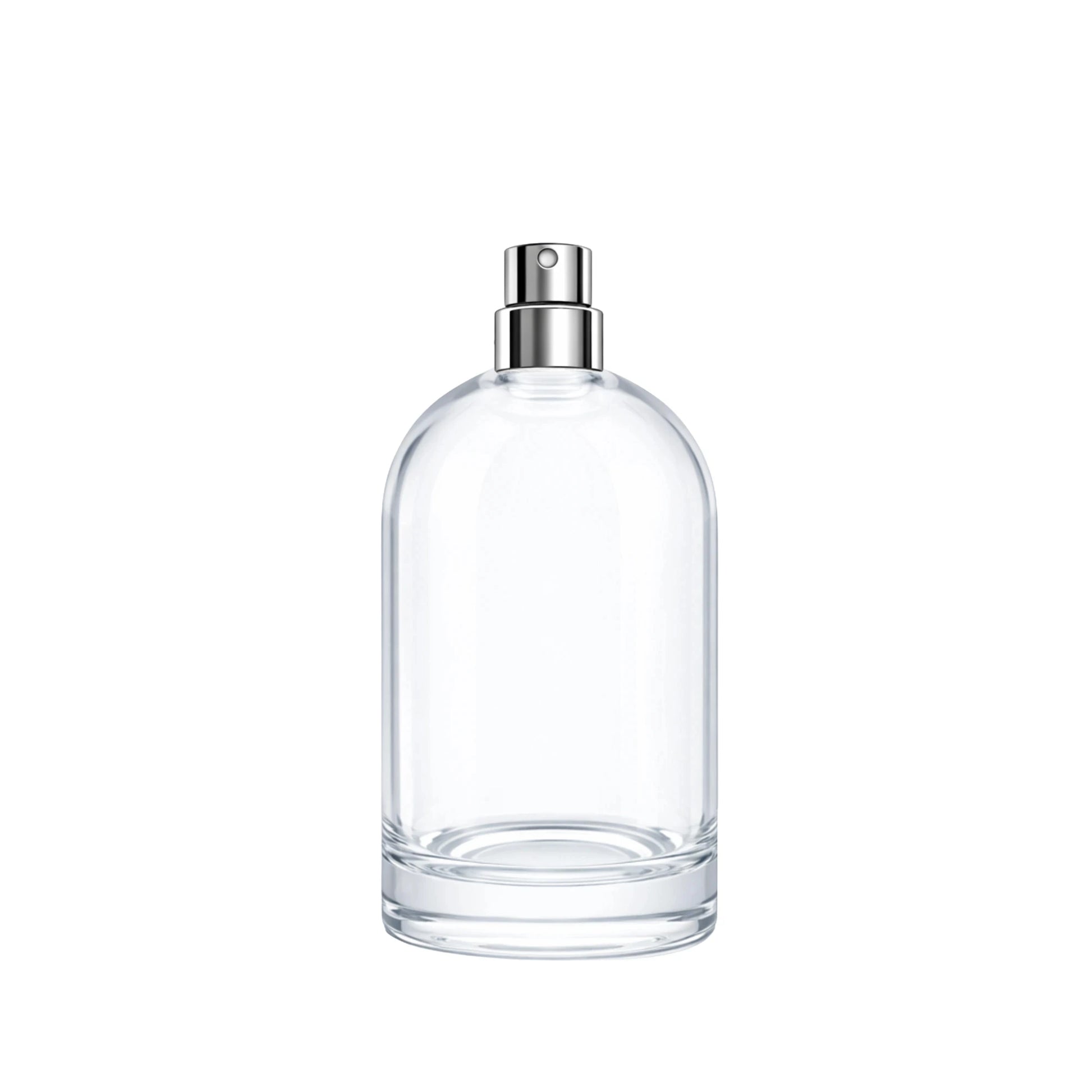 FEA15 silver crimpless atomiser spray on Bazille 100ml bottle