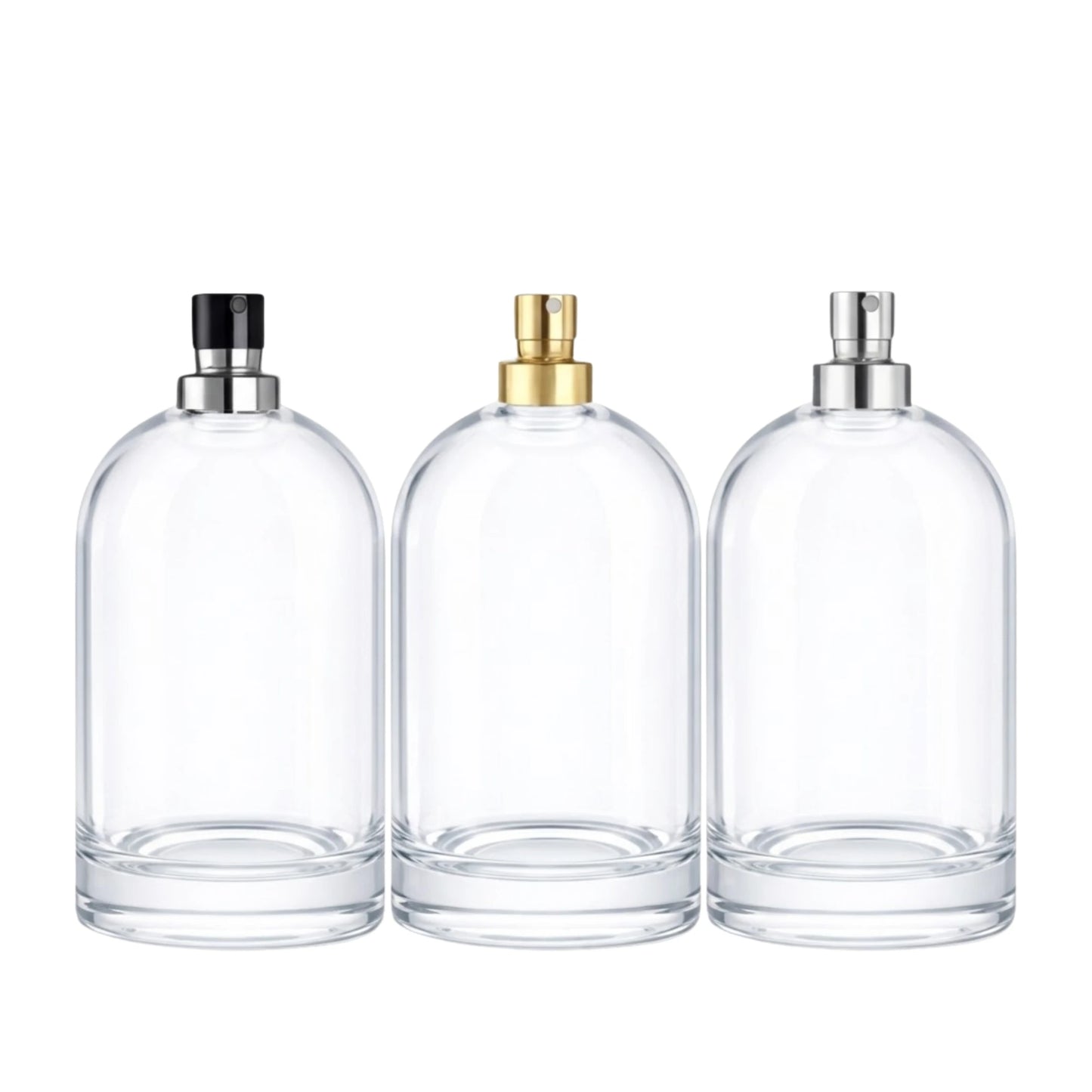 Bazille bottles with atomisers