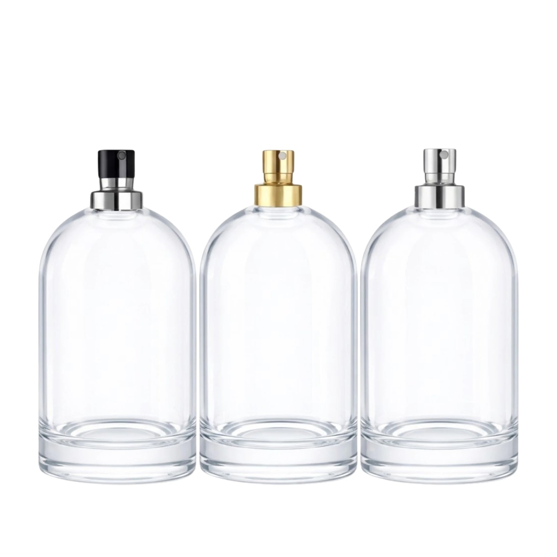 Bazille bottles with atomisers