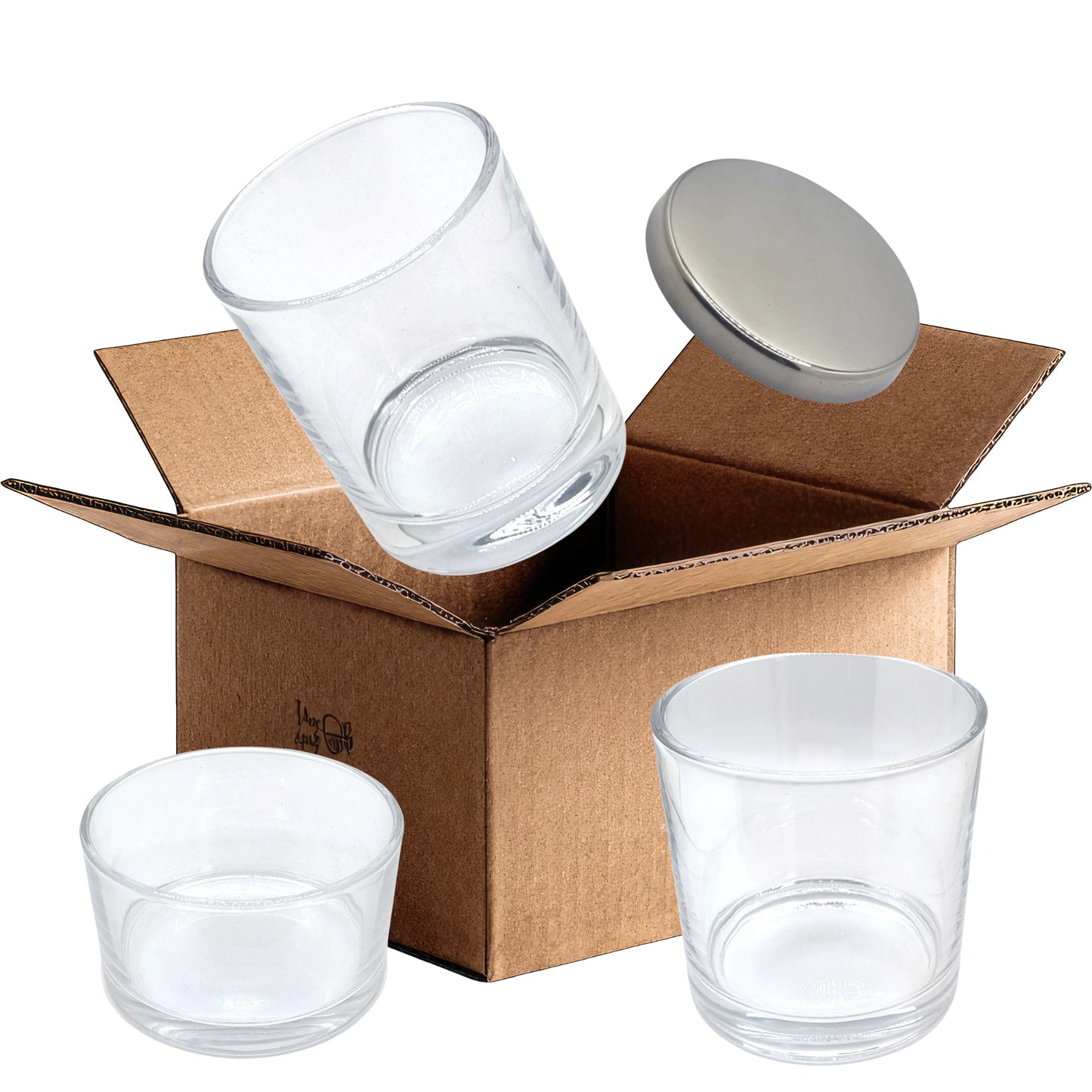 Candle glass samples