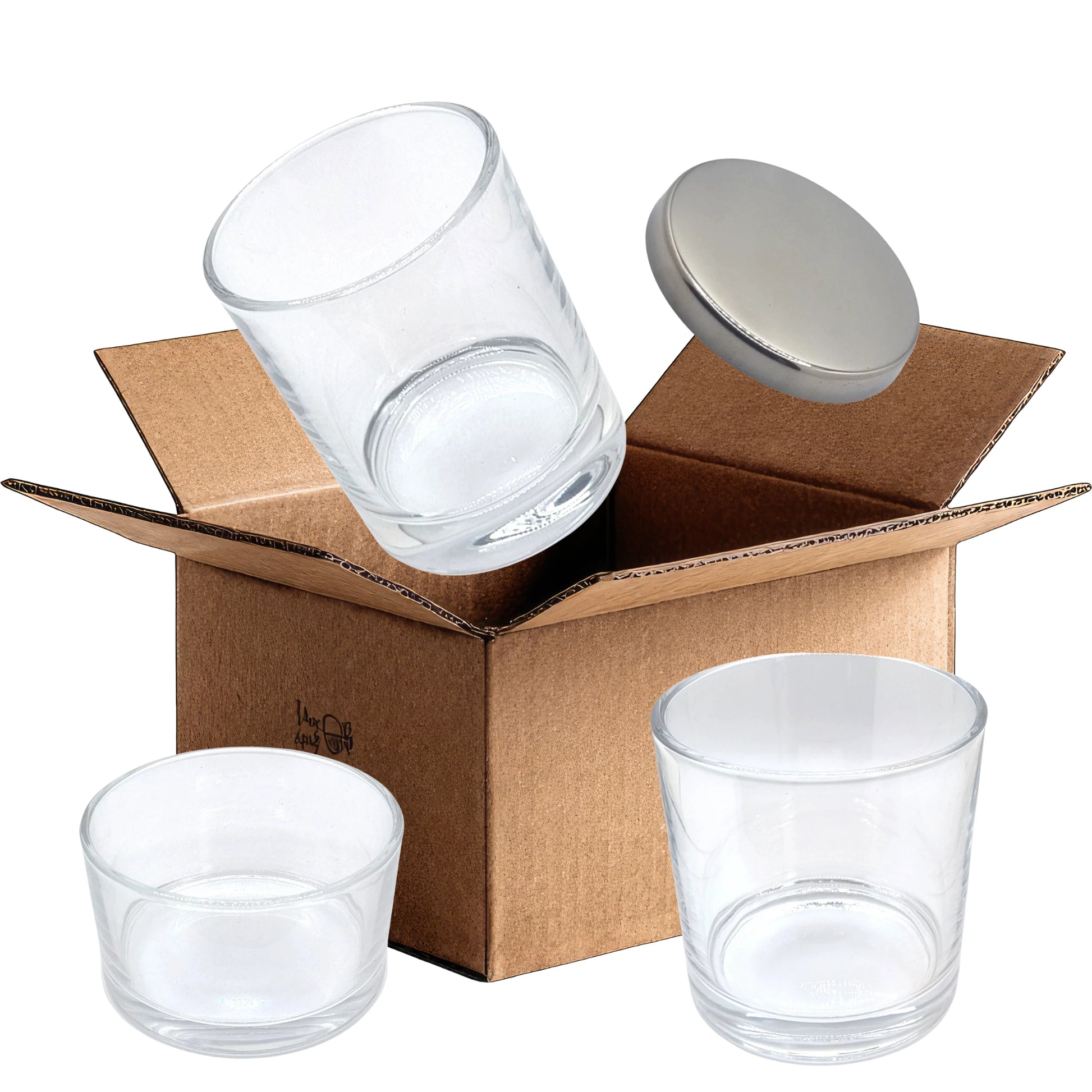 Candle glass samples