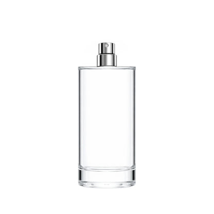 FEA15 silver crimpless atomiser spray on 100ml Charlotte bottle