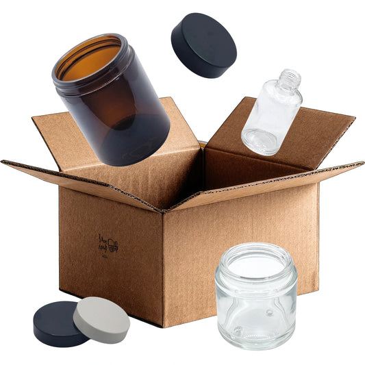 Cosmetic bottles samples