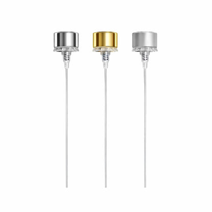 FEA15 gold and silver crimpless atomisers