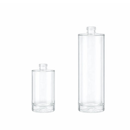 100ml Durer Clear Round Glass Bottle