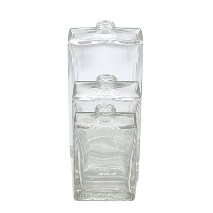100ml Everest Clear Rectangle Glass Bottle