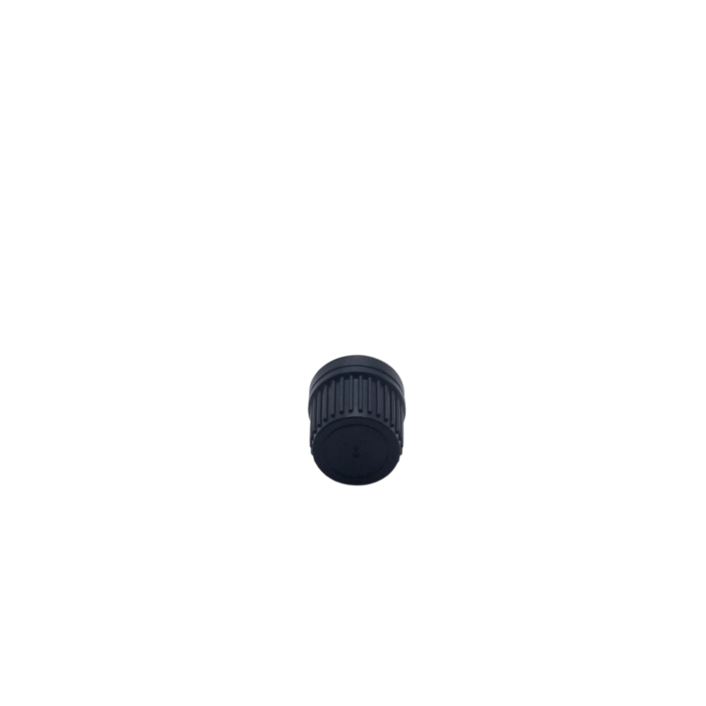 GL18 Black Tamper Evident 0.7mm Dropper Cap