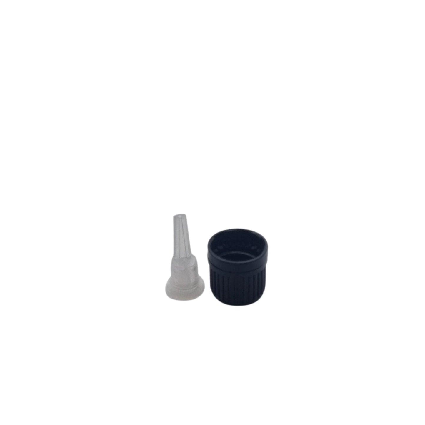 GL18 Black Tamper Evident 0.7mm Dropper Cap
