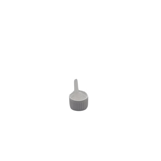 GL18 White Non-Tamper Evident 0.7mm Dropper Cap