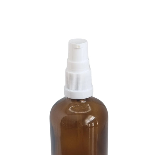 GL18 White Treatment Pump and Clear Overcap, 105mm Dip tube