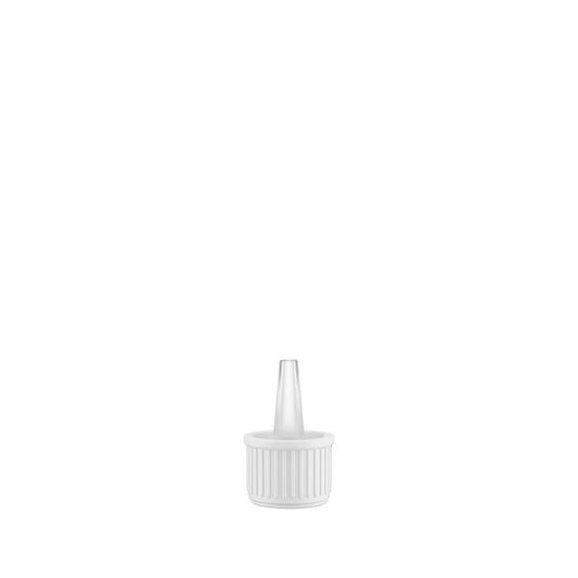 GL18 White Non-Tamper Evident 0.7mm Dropper Cap