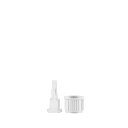 GL18 White Non-Tamper Evident 0.7mm Dropper Cap