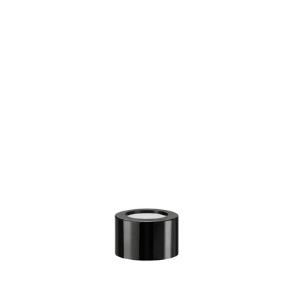 28/410 Metal Sheathed Gloss Black Diffuser Cap with EPE Wad