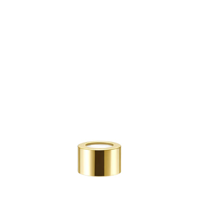 28/410 Metal Sheathed Gloss Gold Diffuser Cap with EPE Wad