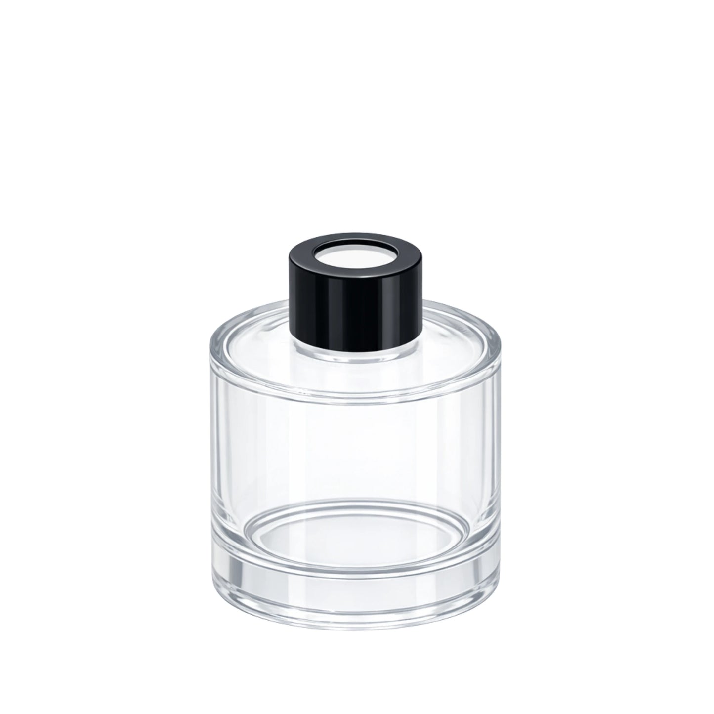 200ml Karen Clear Round Glass Diffuser Bottle