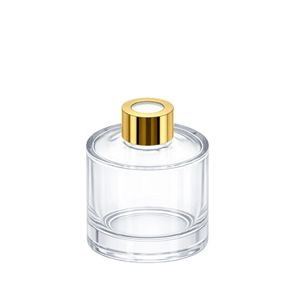 200ml Karen Clear Round Glass Diffuser Bottle