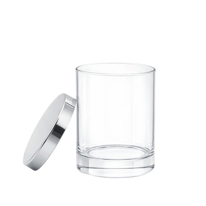 20cl Karen candle glass with silver lid