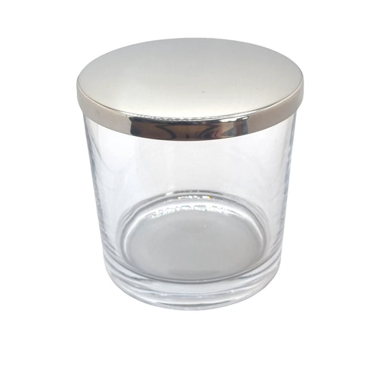 100cl Tub Clear Round Candle Glass