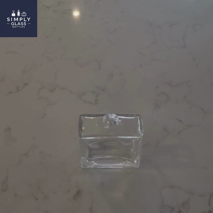 50ml Seurat Clear Rectangle Glass Bottle (Pallet Qty 5,184 Units)