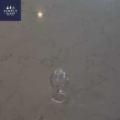 30ml Thames Clear Round Glass Bottle