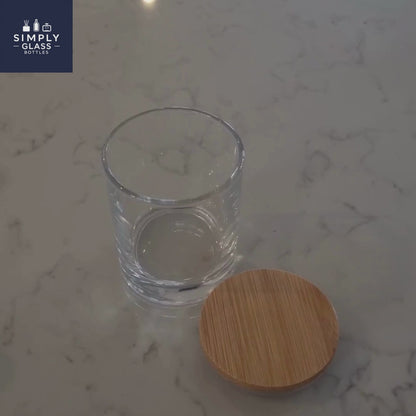 20cl Bamboo Candle Lid