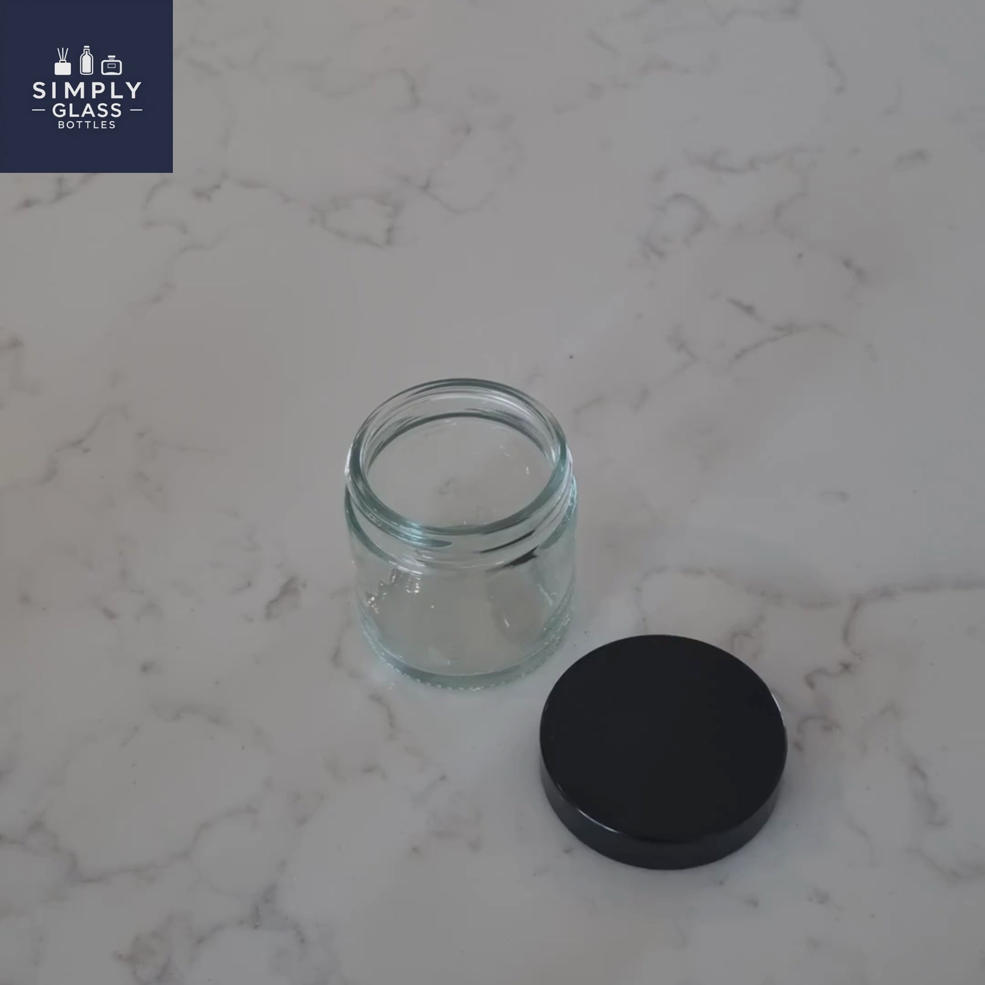 51R3 Black Lid for glass jar
