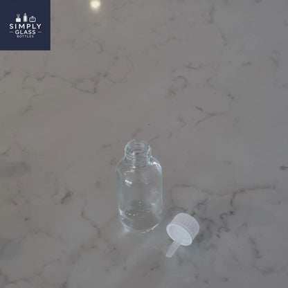 GL18 White Non-TE Dripper Cap for glass bottle