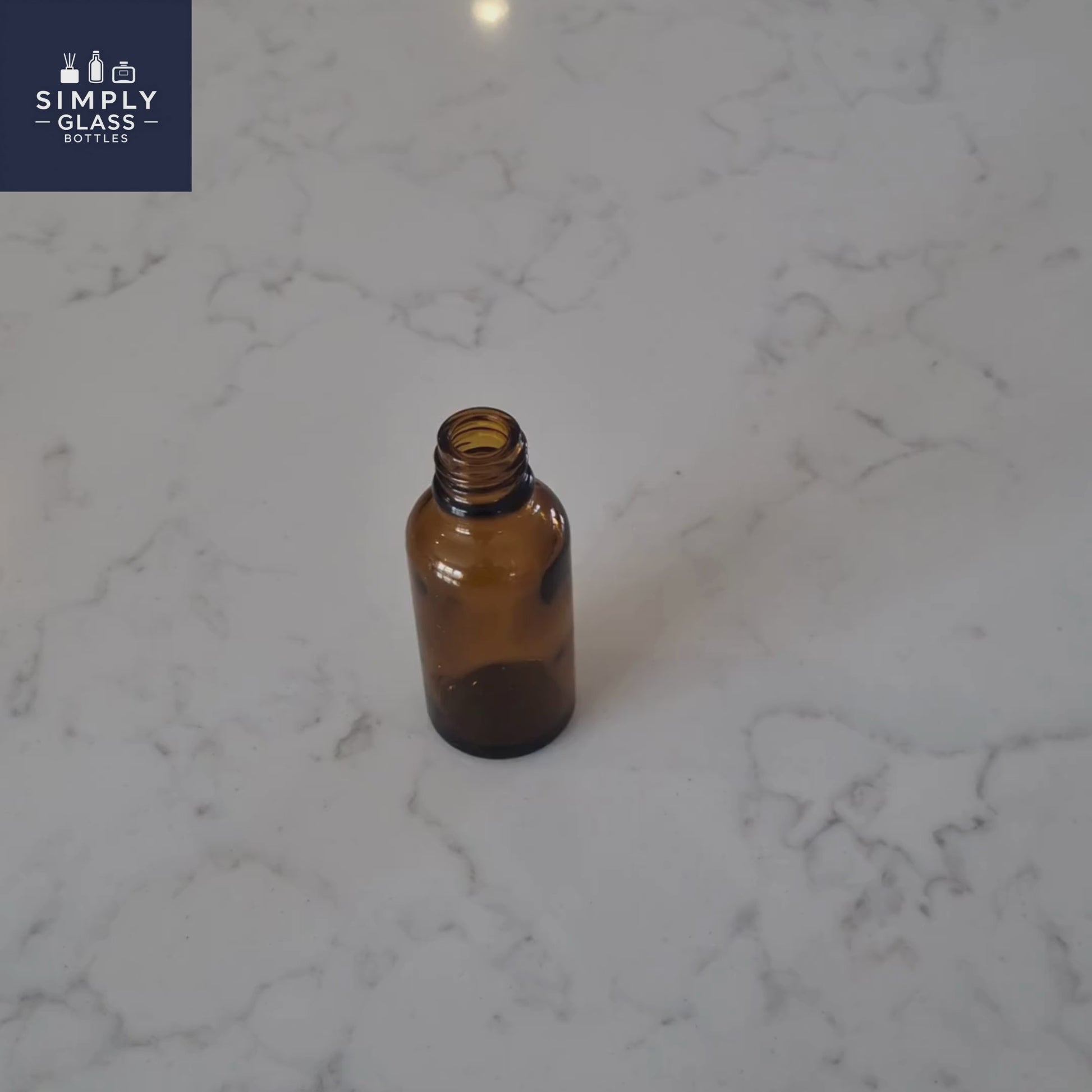 30ml Amber glass dropper bottle