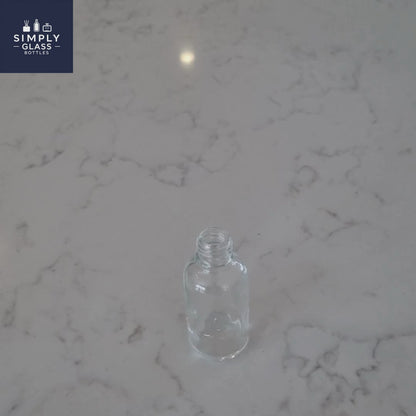 30ml Clear Glass Dropper Bottle