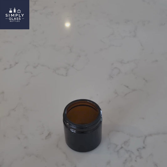 60ml amber candle jar
