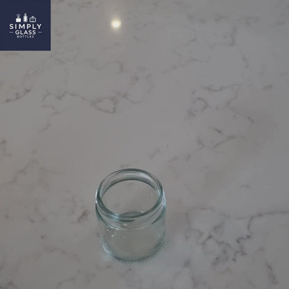 60ml Clear glass candle jar