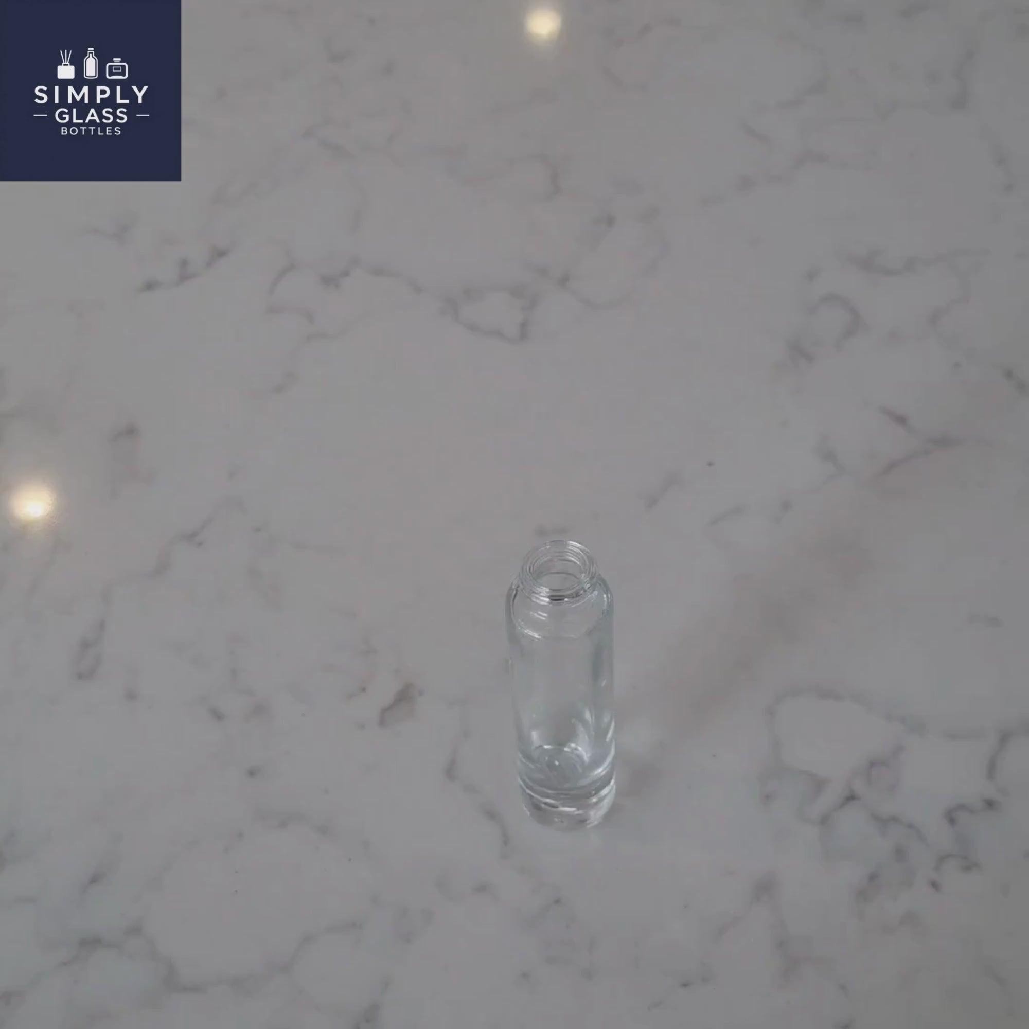 10ml Boston glass bottle for fragrance, perfume and other liquids