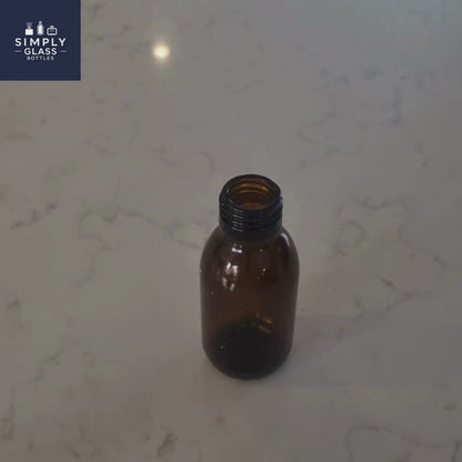 100ml Amber Alpha Bottle