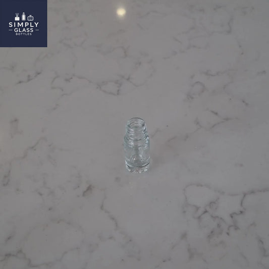 5ml Clear Glass Dropper Bottle