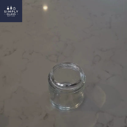 100ml Licata Clear Glass Round Jar (Pallet Qty 4,212 Units)