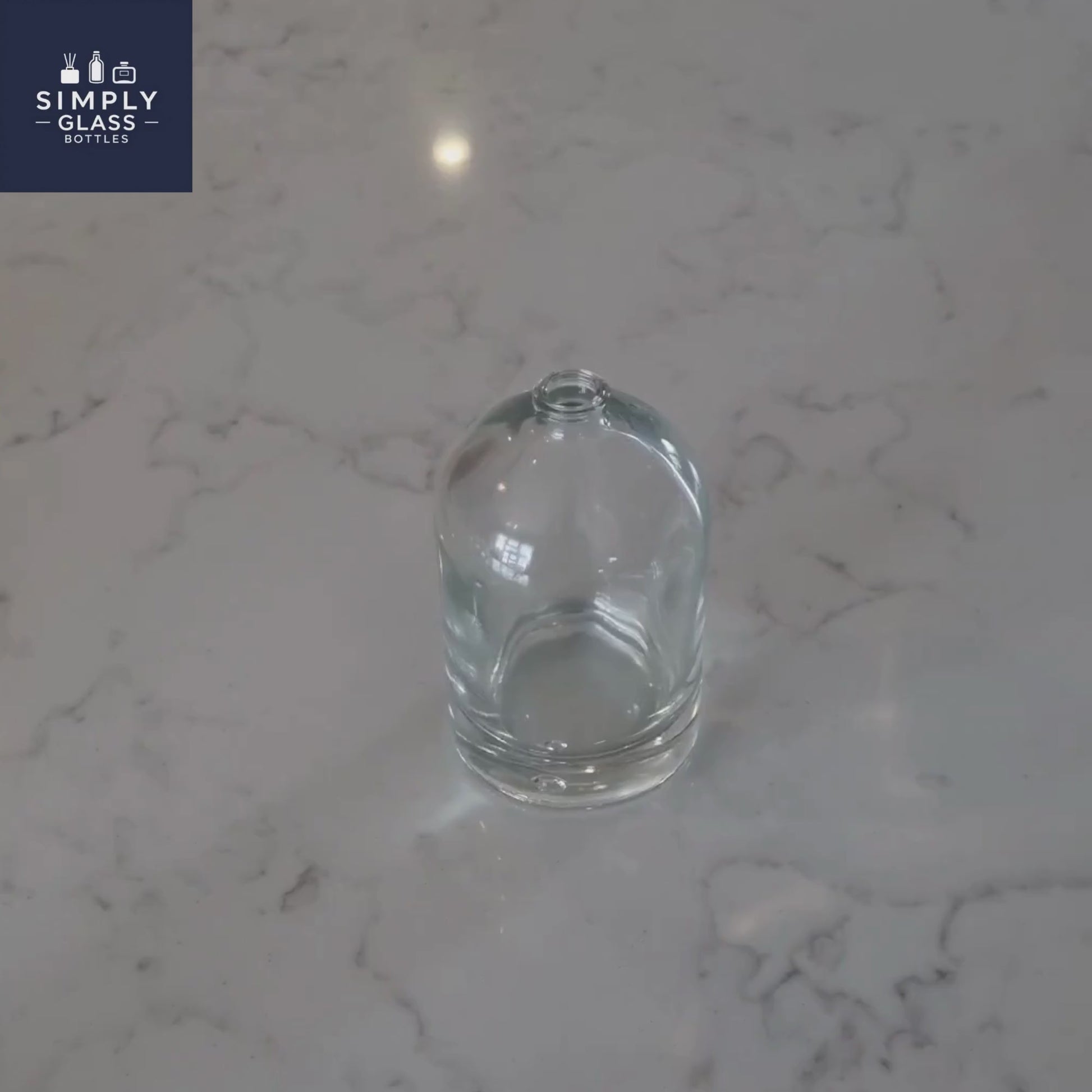 100ml Bazille glass bottle