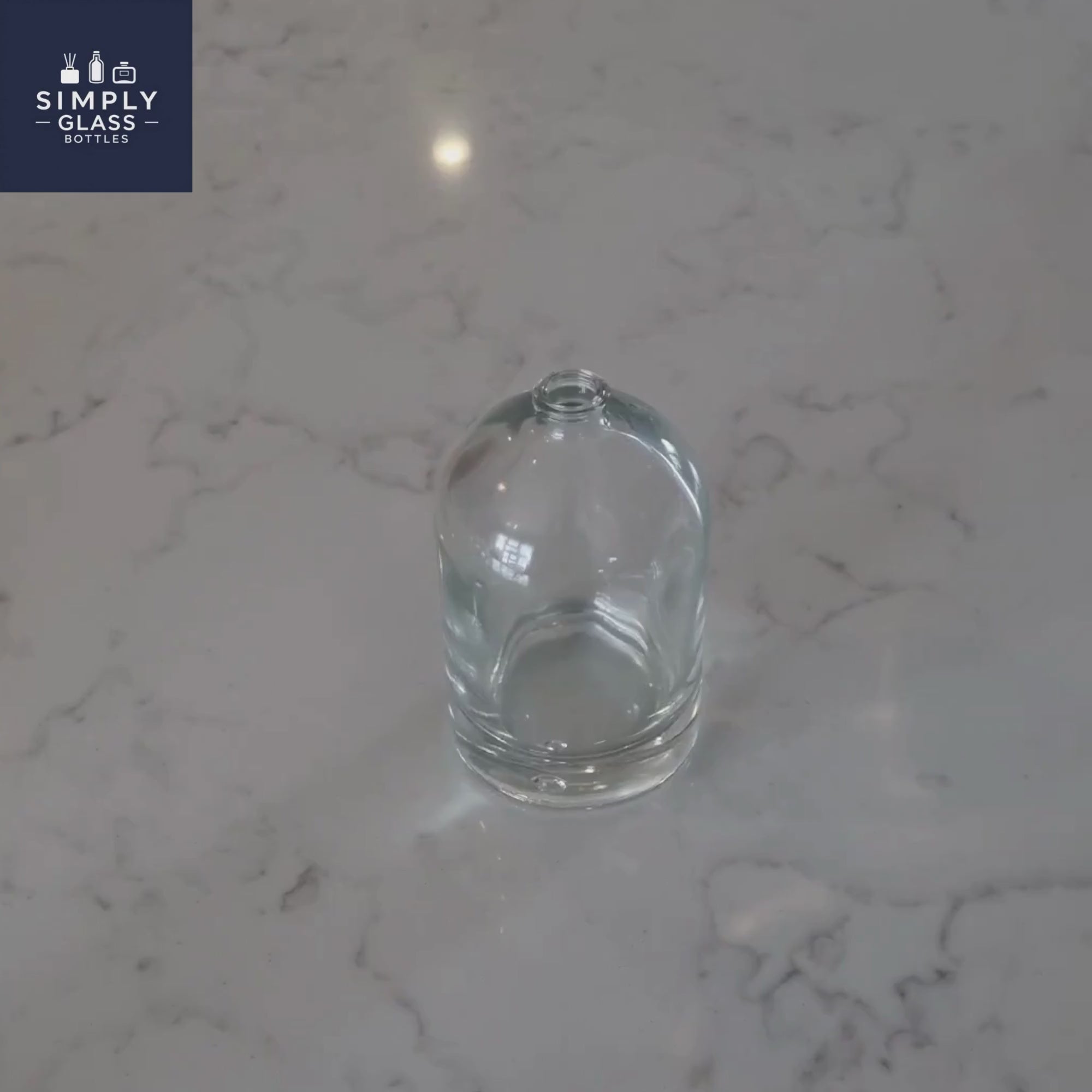 100ml Bazille glass bottle